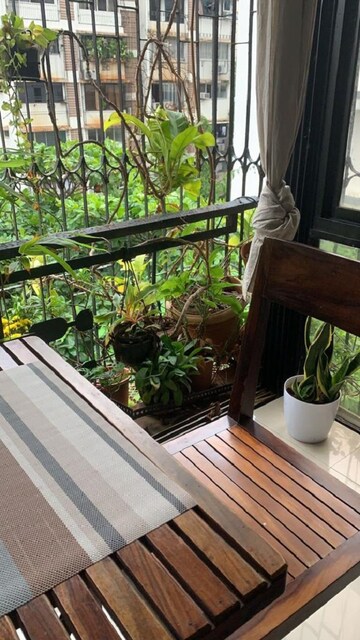 Balcony in 1 BHK Apartment at Bandra West – for Rent