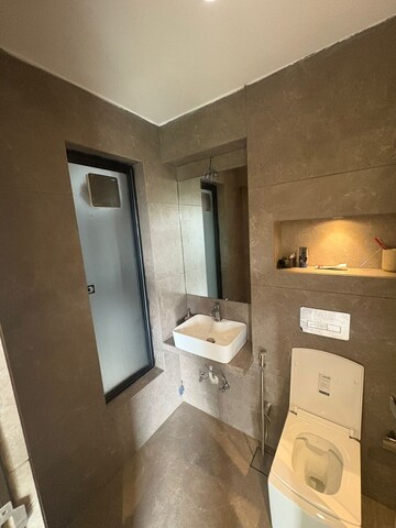 Bathroom in 2 BHK Apartment at Juhu – for Rent