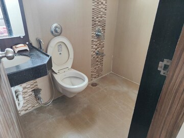 Bathroom in 2 BHK Apartment at Majestique Landmark Miami, Dhayari – for Rent