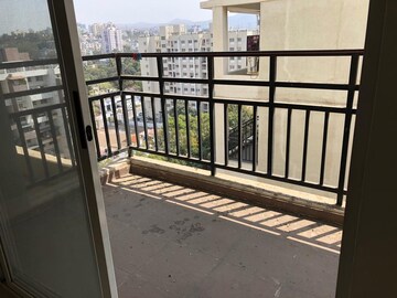 Balcony in 2 BHK Apartment at Majestique Landmark Miami, Dhayari – for Rent