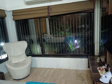 Living Room in 1 BHK Apartment at Juhu – for Rent