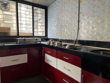Kitchen in 2 BHK Apartment at Shah Complex 3, Sanpada – for Rent