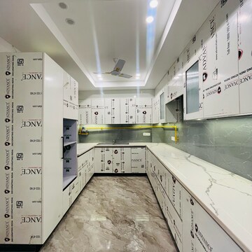Kitchen in 4 BHK Builder Floor at Chattarpur – for Sale