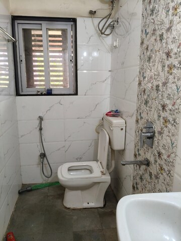 Bathroom in 2 BHK Apartment at  Army Welfare CHS, Nerul – for Rent
