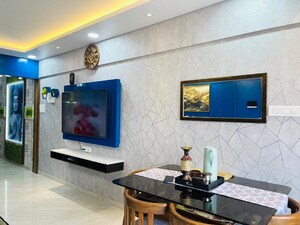 Living Room in 3 BHK Apartment at Oxford Florida Riverwalk, Mundhwa – for Sale