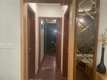 Building Lobby in 2 BHK Apartment at Bhartiya Nikoo Homes Phase 2, Thanisandra Main Road – for Rent