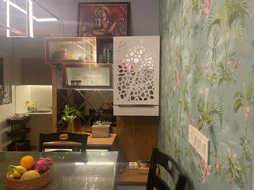 Living Room in 2 BHK Apartment at Bhartiya Nikoo Homes Phase 2, Thanisandra Main Road – for Rent
