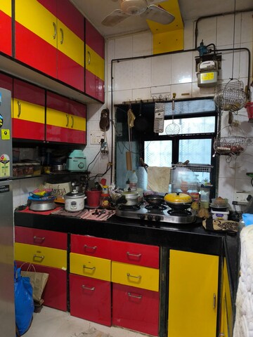Kitchen in 1 BHK Apartment at Sai Ram Residency Malad, Malad East – for Rent