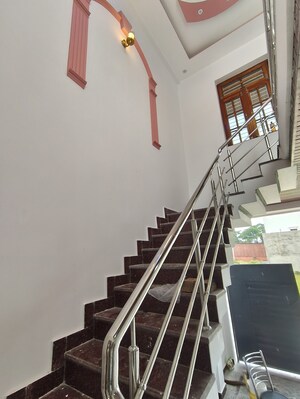 Staircase in 3 BHK Independent House at Jankipuram Extension – for Sale