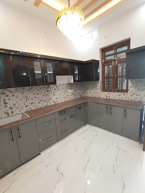 Kitchen in 3 BHK Independent House at Jankipuram Extension – for Sale
