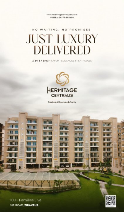 3 BHK Apartment For Sale in Hermitage Centralis