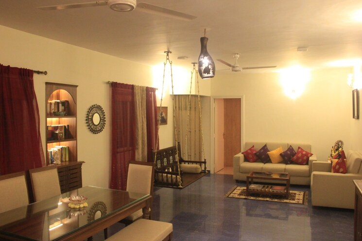 Living Room, magnolia-premises 2.5 Bedroom 1126 Sq.Ft. Apartment In Kalyani Nagar Pune 9133445