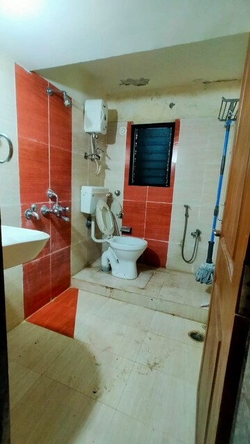 Bathroom in 2 BHK Apartment at Sanghvi Hills, Ghodbunder Road – for Rent