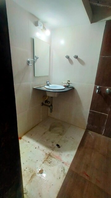 Bathroom in 2 BHK Apartment at Sanghvi Hills, Ghodbunder Road – for Rent