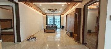 Living Room in 4 BHK Apartment at Myscape Mea, Puppalaguda – for Rent