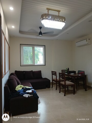 Living Room in 3 BHK Apartment at Avasiya Kalyankari Sanstha, Lajpat Nagar – for Rent