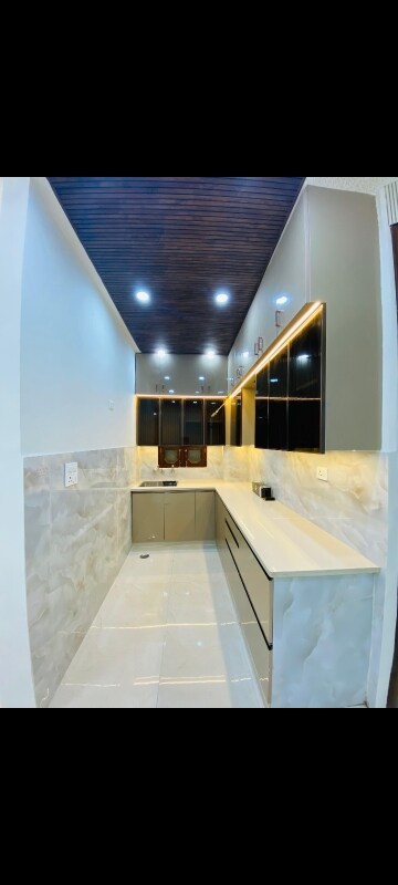Kitchen in 3 BHK Builder Floor at Soho Awas Apartments, Gyan Khand I – for Sale