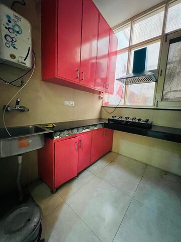 Kitchen in 3 BHK Builder Floor at Ansal Sushant Lok I, Sector 43 – for Rent