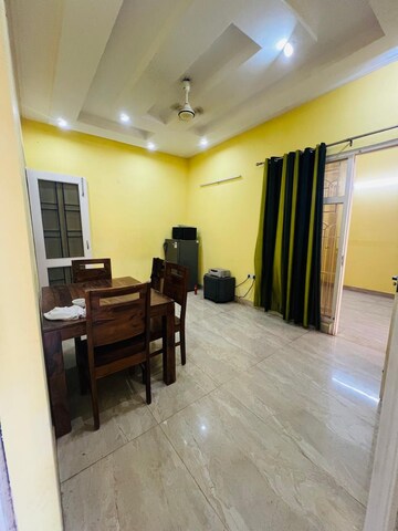 Living Room in 3 BHK Builder Floor at Ansal Sushant Lok I, Sector 43 – for Rent
