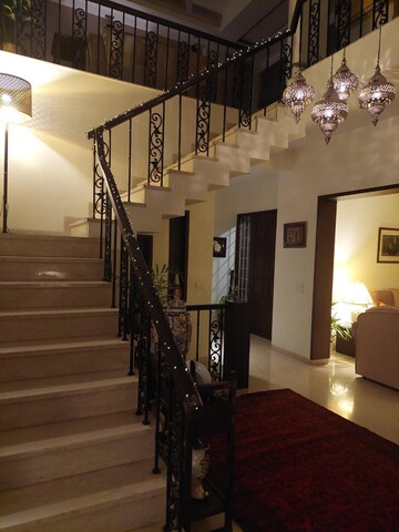 Staircase in 4 BHK Apartment at Surya CGHS, Sector 43 – for Rent