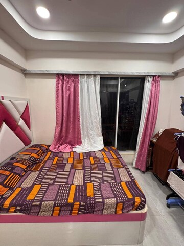Bedroom in 1 BHK Apartment at Agarwal Vrindavan Gardens, Nalasopara East – for Rent
