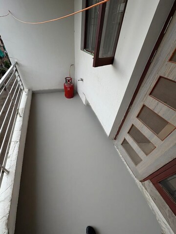 Balcony in 3 BHK Apartment at Shri Devaji Residency, Dhakoli – for Rent