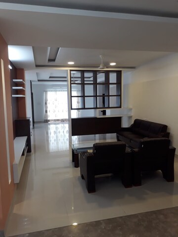 Living Room in 4 BHK Apartment at Gachibowli – for Rent