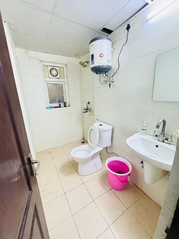 Bathroom in 3 BHK Apartment at Aims Golf City, Sector 75 – for Rent