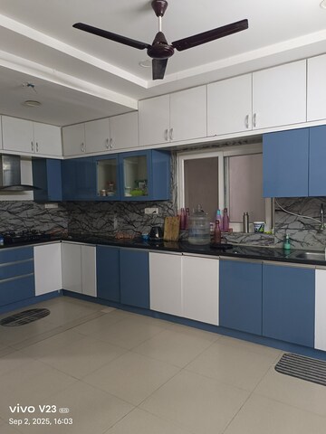 Kitchen in 3 BHK Apartment at Asian Sun City, Kothaguda – for Rent