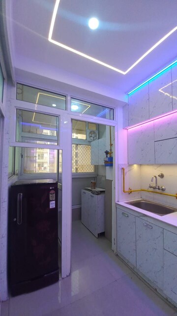 Kitchen in 3 BHK Apartment at MCC Signature Heights, Raj Nagar Extension – for Rent