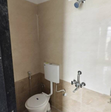 Bathroom in 1 BHK Apartment at Kings Anand Dham, Nahur – for Rent