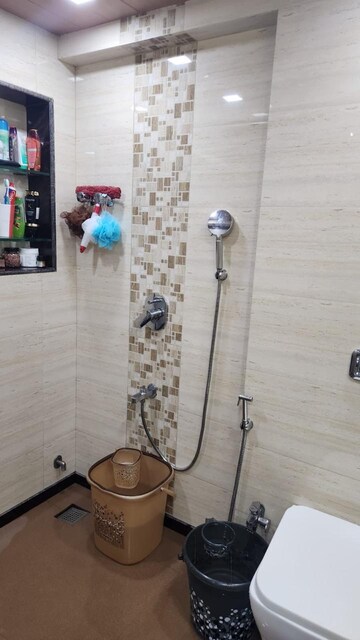 Bathroom in Studio Apartment at Siddhi Prabha CHS, Prabhadevi – for Rent