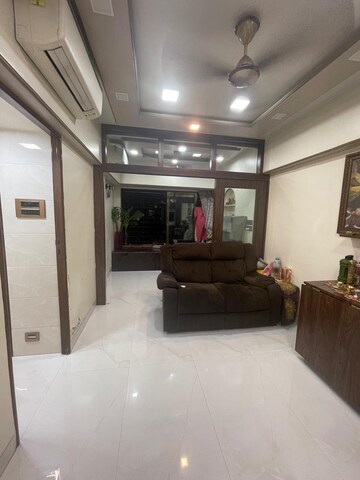 Living Room in Studio Apartment at Siddhi Prabha CHS, Prabhadevi – for Rent