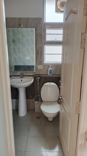 Bathroom in 2 BHK Apartment at Eldeco Saubhagyam, Vrindavan Yojna – for Rent