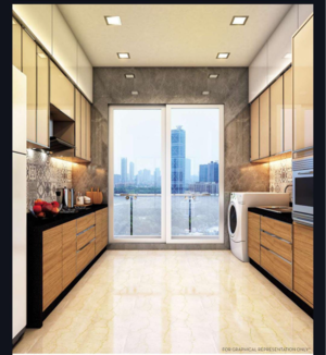 Kitchen in 3 BHK Apartment at Matunga – for Sale