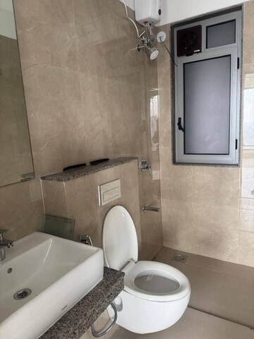 Bathroom in 1 BHK Apartment at Agarwal And Doshi Complex, Vasai West – for Sale