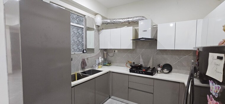 Kitchen, ghb-splande 3 Bedroom 1059 Sq.Ft. Apartment In Patiala Road Zirakpur 9134191