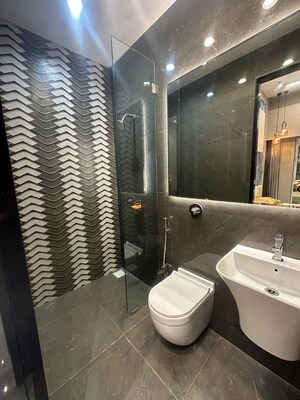 Bathroom in 1 BHK Apartment at Harsh Trinity Oasis, Bapane – for Sale