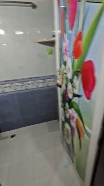 Bathroom in 1 RK Apartment at Gharonda Housing, Ghansoli – for Rent