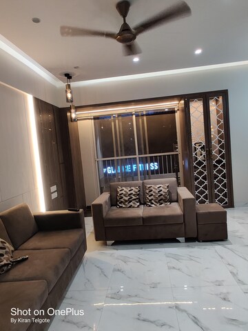 Living Room in 2 BHK Apartment at Surana Park Marina, Baner – for Rent