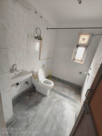 Bathroom in 2 BHK Builder Floor at Freedom Fighters Enclave – for Rent