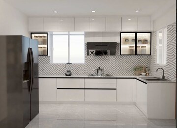 Kitchen in 3 BHK Apartment at Jayabheri The Summit, Narsingi – for Rent