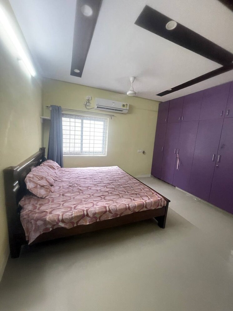 Bedroom, kondapur 3 Bedroom 1600 Sq.Ft. Apartment In Kondapur Hyderabad 9134347