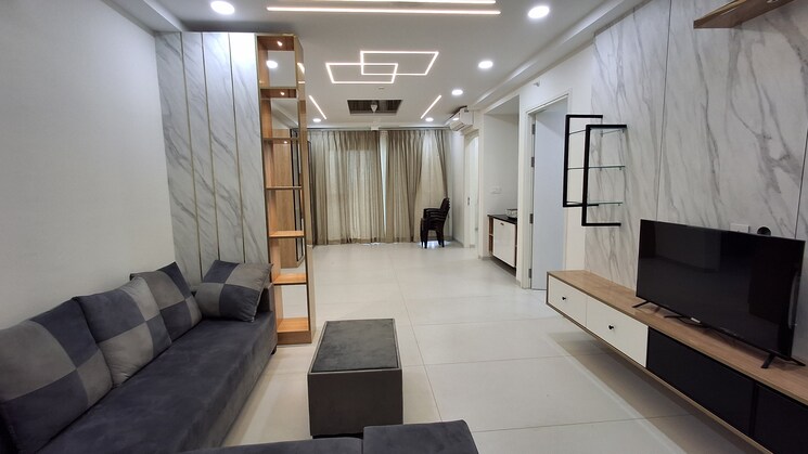 Living Room, jayabheri-the-nirvana 3 Bedroom 1920 Sq.Ft. Apartment In Gopanpally Hyderabad 9134393