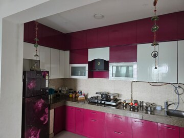 Kitchen in 3 BHK Apartment at ABA Cherry County, Tech Zone 4 Greater Noida – for Rent