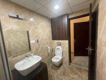 Bathroom in 3 BHK Apartment at Bollineni Bion, Kothaguda – for Rent