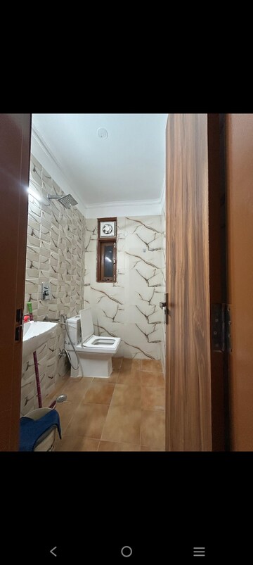 Bathroom in 1 BHK Builder Floor at Saket – for Rent