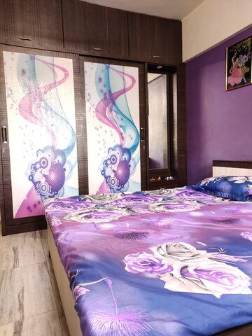 Bedroom in 2 BHK Apartment at Sahayog Complex, Manpada – for Rent