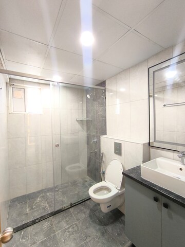 Bathroom in 4 BHK Apartment at Jayabheri The Peaks, Narsingi – for Rent