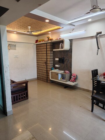 Living Room in 1 BHK Apartment at Beauty Heights, Bhandup West – for Sale